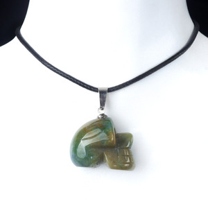 Estatua <span class=keywords><strong>de</strong></span> Calavera Humana <span class=keywords><strong>de</strong></span> Jade Verde Aventurina HY, Piedras Naturales Talladas, Cristales Curativos, Adorno <span class=keywords><strong>de</strong></span> Reiki, Gema <span class=keywords><strong>de</strong></span> Brujería, Halloween - Product Image 3