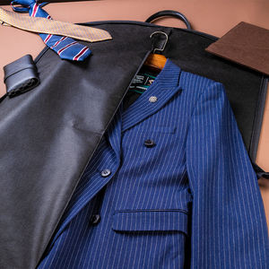 מותאם אישית יוקרתי שם תיק בגד לאבא, עור ידית עור, הצעת גרומים, הצעת מטלית בד אוקספורד - Product Image 5