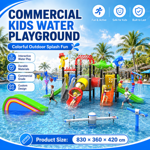 Équipement de <span class=keywords><strong>parc</strong></span> <span class=keywords><strong>aquatique</strong></span> pour enfants, directement de l'usine, toboggan de terrain de jeux extérieur <span class=keywords><strong>avec</strong></span> jouets à jets d'eau - Product Image 3