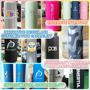 Logotipo personalizado de Navidad 32oz <span class=keywords><strong>1000ml</strong></span> Boca media Deporte Gimnasio Aislado Doble pared Botella DE AGUA DE ACERO INOXIDABLE - Product Image 6