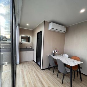 WFZH Tiny Modern Prefabricated Waterproof Steel Structure Luxury Capsule CE Popular Sunroom Apple Cabin Villa House - Product Image 5