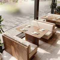 Sièges de stand modulaires modernes en cuir Nappa tissé beige, sièges de stand de canapé demi-rond, canapé de restaurant