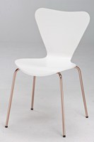 Chaises de salle à manger modernes en bois empilables K/D avec 3 lignes de design pour la maison, la salle à manger et la cuisine