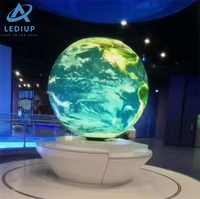 LEDIUP Esfera de bola creativa Pantalla de visualización LED Diámetro personalizable Pantalla de visualización de globo de video LED para Museo de Tecnología