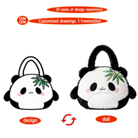 Sac à dos personnalisé en peluche avec logo OEM ODM, créez votre propre design, jouets en peluche, rembourrage en coton PP, unisexe, fête, faible MOQ