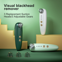 Outils de soins de la peau Vibrant Nez Blackhead Device Acne Pimples Remover Machine Pore Cleaner Vacuum Blackhead Remover avec caméra