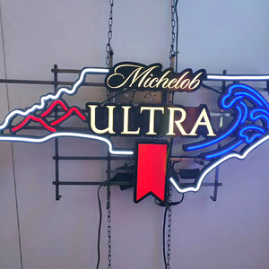 Letrero Luminoso LED RGB <span class=keywords><strong>Coors</strong></span> de Fábrica OEM ODM, Letrero Decorativo de Pared de Neón, Letrero Publicitario Resistente a la Intemperie con Marco de Metal, Personalizable, Gigante - Product Image 4