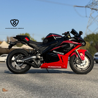 Newly Designed 8KW Water Cooling System Center Motor High-end High-speed 72V160AH ABS Racing Electric Motorcycle 160km/h Max