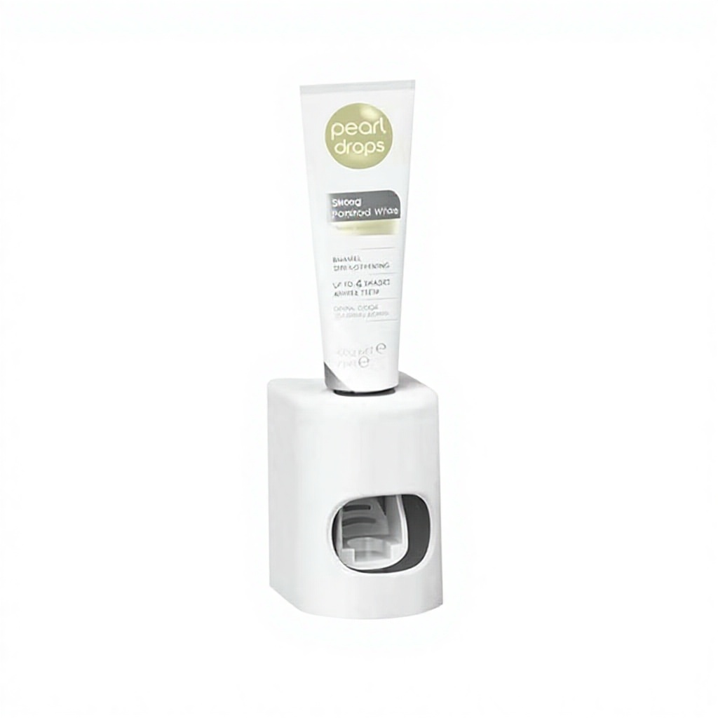 Dispenser di dentifricio bianco