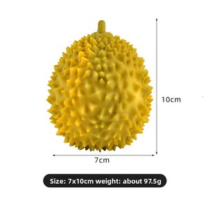 Juguete Antiestrés de Durian, Juguete Sensorial Suave de Fruta para Apretar, Juguete Novedoso para Niños y Adultos, Regalo al por Mayor - Product Image 6