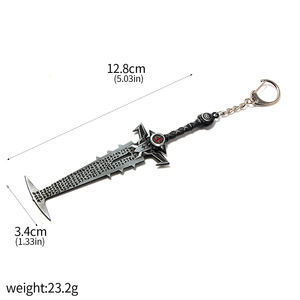 Offre Spéciale épée de jugement métal hommes pendentif <span class=keywords><strong>Raya</strong></span> et le dernier <span class=keywords><strong>dragon</strong></span> arme porte-clés - Product Image 6