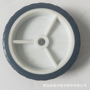 Rueda Sólida Qingdao Minghao de 6 Pulgadas, 34 mm de Grosor, Banda de Rodadura Firme, Color Gris, para Ruedas Giratorias - Product Image 4