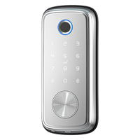 Cerradura de puerta con cerrojo YAGU, cerraduras inteligentes Ttlock Tuya para puerta delantera, Wi-Fi, cerradura de puerta Digital inteligente sin llave