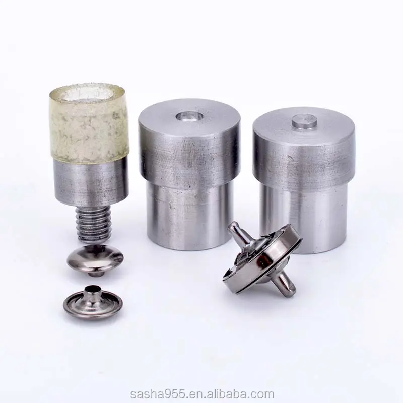 Molde magnético para artesanato de couro, 14mm18mm, prendedor de pressão, botões, ferramenta de instalação, perfurador, acessórios para máquina diy