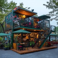 Kiosque à café extérieur, mobilier de café, style moderne, vitrine de café