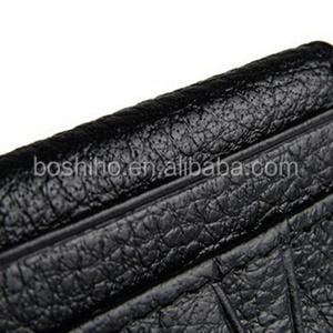 Fashion Two Side Real Travel Branded RFID Genuine Leather Bifold <b>Wallets</b> Men's <b>Wallet</b> for Men - Product Image 3