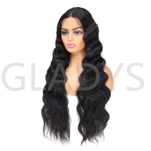 Gladiys-peluca sintética para mujeres negras, cabello rizado especial de 26 pulgadas, sin pegamento, parte en T, con encaje frontal, venta al por mayor - Product Image 1