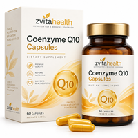 Complément Alimentaire en Capsules de Coenzyme Q10 avec Vitamine E, Lécithine de Tournesol et Huile MCT – Marque Blanche