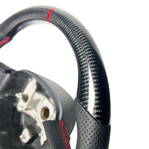 Volante de Cuero con Fibra de Carbono Real a <span class=keywords><strong>Precio</strong></span> de Fábrica, Acabado Interior OEM para <span class=keywords><strong>Dodge</strong></span> Charger 2015-<span class=keywords><strong>2020</strong></span> - Product Image 5