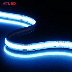 10 larghe 840 chip/m ad alta densità Dotless Cob Diode Led Tape Light Rgb flessibile 24V Led Strip Lights per camera da letto