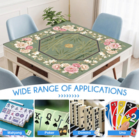 Tapis de Mahjong Américain 32,5 Pouces en Néoprène, Tapis de Mahjong de Haute Qualité, Impression Personnalisée, Direct Usine