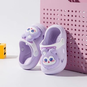 Stock de sandales pour enfants personnalisées chaussures décontractées d'extérieur pantoufles souples antidérapantes de dessin animé chaussures de plage pour bébé pantoufles - Product Image 5