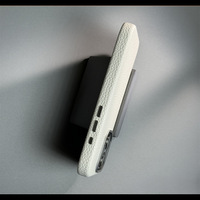 Étui de téléphone magnétique en cuir PU texturé litchi de qualité supérieure avec cadre d'objectif métallique pour iPhone 18 17 16 15 14 13 Pro Max