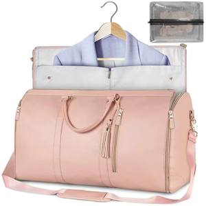 Bolsa de ropa convertible con correa para el hombro, bolsa de lona para ropa de mano para hombres y mujeres, Maleta colgante, bolsas de viaje - Product Image 3