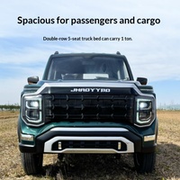 Camionnette électrique à quatre roues pour les trajets urbains, véhicule électrique à double usage passagers et marchandises, nouvelle énergie, 30-50 kWh