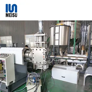 PP PE HDPE LDPE LLDPE double stage plastic recycling pelletizing machine plastic granules Line