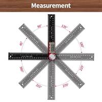 Steeltreks Hardware Other Hand Tools 200mm 300mm Meter Inclinometer Digital Ruler Electronic Goniometer Protractor Angle Finder