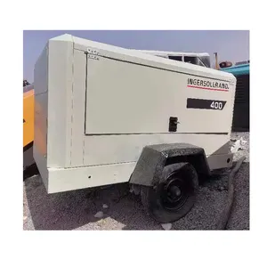 400cfm Second hand 2017 model Ingersoll-Rand 400 Cunmins engine portable diesel Screw air compressor