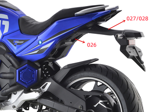มอเตอร์ไซค์ไฟฟ้า EU E-Odin ความเร็วสูง 10000W 72V แรงดันสูง พร้อม - Product Image 4