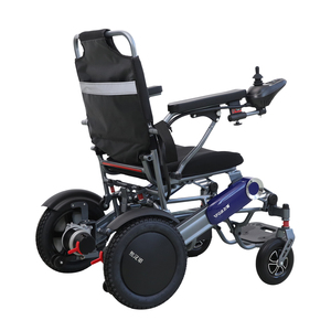 Sedia a Rotelle Elettrica Pieghevole Leggera - Telaio in Alluminio, Lunga Durata della Batteria, <span class=keywords><strong>Portatile</strong></span> per Viaggi - Product Image 5