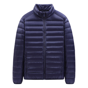 <strong>Light</strong> <strong>Weight</strong> <strong>Plus</strong> <strong>Size</strong> Winter Autumn Thin Stand Collar Waterproof Ultra <strong>Light</strong> Men'S Down <strong>Jacket</strong> - Product Image 2