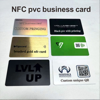 Carte de Visite Numérique 213 Connexion NFC RFID Programmable URL Format NDEF Inscriptible QR Unique Personnalisée 13.56MHz