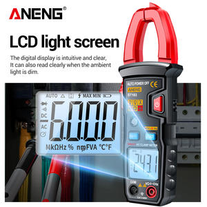Pinza Amperimétrica Digital ANENG ST183, Medidor de Verdadero Valor Eficaz (RMS) de CA/CC, 6000 Cuentas, Corriente, Voltaje, Frecuencia (Hz), NCV, Resistencia (Ohmios) - Product Image 3
