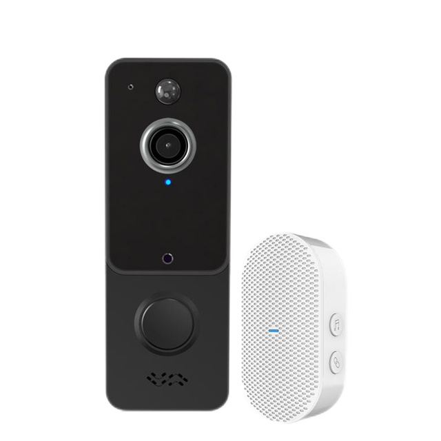 AiWit 1080P Smart WiFi Ring Video Doorbell Camera with App Control PIR Motion Detection Waterproof Plastic for Outdoor Home Use