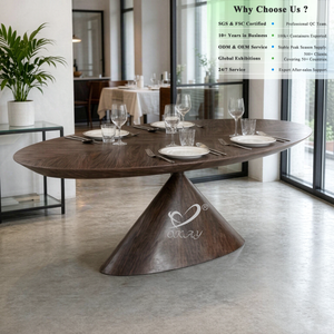 <span class=keywords><strong>Table</strong></span> à manger OKAY, mobilier vintage de luxe pour l'hôtellerie, FF&E, panneau MDF haute densité, espace événementiel, export direct, <span class=keywords><strong>table</strong></span> à manger en MDF - Product Image 1