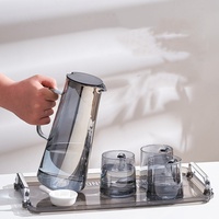 Vente en gros Offre Spéciale pichet en verre à haute teneur en borosilicate bouilloire de refroidissement faite à la main pot de jus de ménage