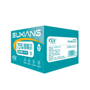 ซูเซียง ผ้าเช็ดทำความสะอาดฆ่าเชื้อแอลกอฮอล์ 75% บรรจุ 50 ชิ้น แพ็คแยกชิ้น สำหรับทำความสะอาดและฆ่าเชื้อ - Product Image 1