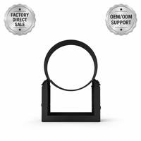 Support mural réglable pour cheminée en acier inoxydable de 5 pouces (125 mm)