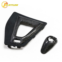 Cache de console de voiture en fibre de carbone pour BMW F87 M2 Competition M2 CS, garniture de panneau de levier de vitesses pour l'intérieur