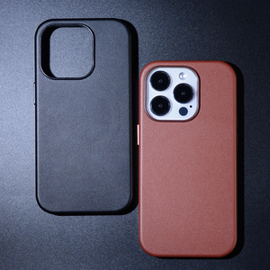Antideslizante Original Nappa a prueba de golpes impermeable PU Funda de teléfono de cuero artificial para iPhone 14 15 Pro Max - Product Image 4
