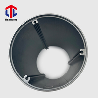 Boîtier d'amplificateur de puissance en aluminium extrudé personnalisé en usine Boîtier PCB Boîtier électronique en aluminium extrudé anodisé