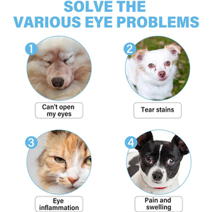 Nettoyant pour les taches de larmes d'animaux de compagnie avec logo personnalisé soulagement des <span class=keywords><strong>yeux</strong></span> secs gouttes pour les <span class=keywords><strong>yeux</strong></span> des chiens traitement des infections - Product Image 2