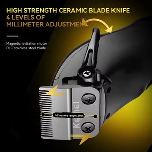 Tondeuse à cheveux sans fil rechargeable KEMEI Km-<span class=keywords><strong>1767</strong></span> avec moteur magnétique vectoriel pour <span class=keywords><strong>salon</strong></span> <span class=keywords><strong>de</strong></span> coiffure - Product Image 6