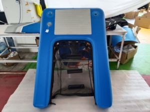 Logo personnalisé bateau gonflable échelle <span class=keywords><strong>pour</strong></span> <span class=keywords><strong>chien</strong></span> rampe <span class=keywords><strong>de</strong></span> montée plate-forme rampe d'eau gonflable - Product Image 5