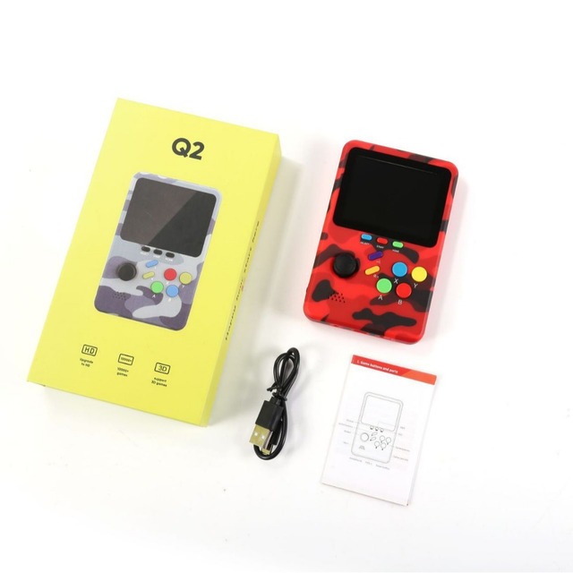 Q2 Q3 Handheld Game Console Large Single Player Retro Style 64GB Wi-Fi Communication Factory Direct Sale for New PS1 Video Games
