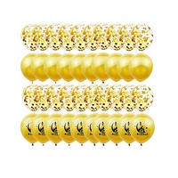 Kit de 40 ballons en latex métalliques noirs, blancs et argentés de 12 pouces pour mariage, Halloween, remise de diplôme, Noël, Nouvel An